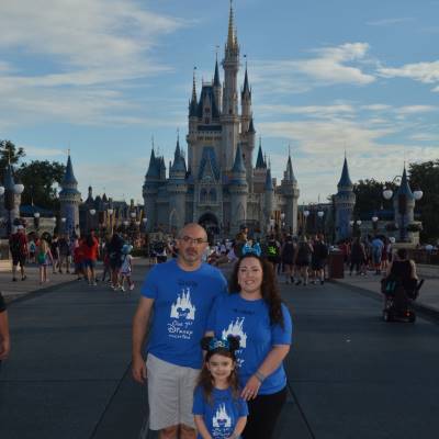 We always take a picture at Cinderella Castle