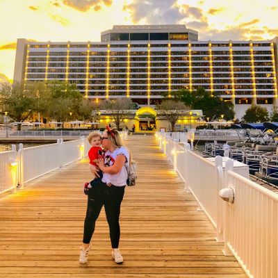 Always time for a quick pic at Disney's Contemporary Resort