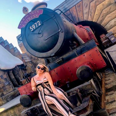 Ready to board the Hogwarts Express at Universal Orlando