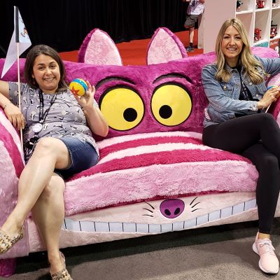 Jamie and I always have a blast at the D23 Expo in California