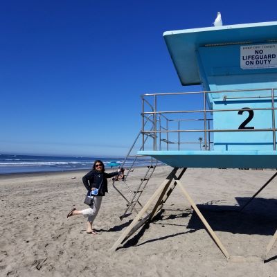 I try to spent at least one day at the beach during every trip to California
