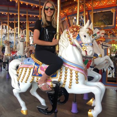 Jingles is a special horse on the carousel at Disneyland in California