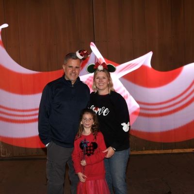 Having a blast at Mickey's Very Merry Christmas Party.