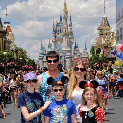 We are sure to get a picture in front of Cinderella castle on every trip we make to Walt Disney World resort. 