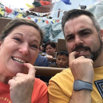 “Ummmmm ... there doesn’t seem to be any track!” (at Disney's Animal Kingdom)