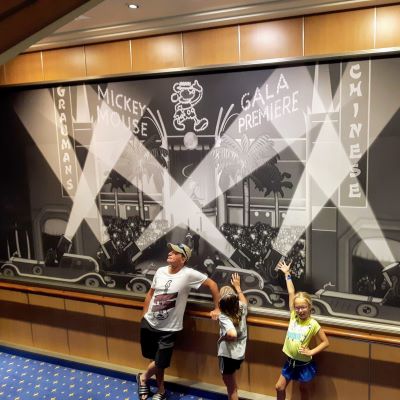 Hanging out on our Disney Cruise