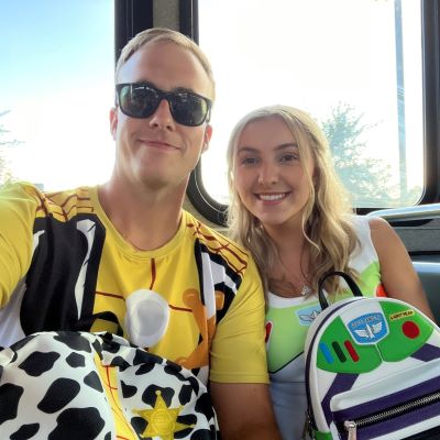 On our way to Mickey’s Not-So-Scary Halloween Party. 