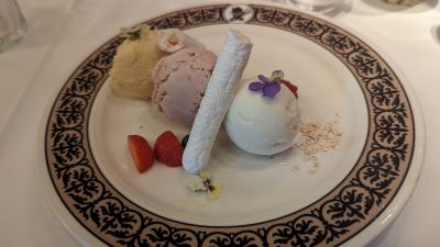 French-inspired dessert at Disneyland Paris